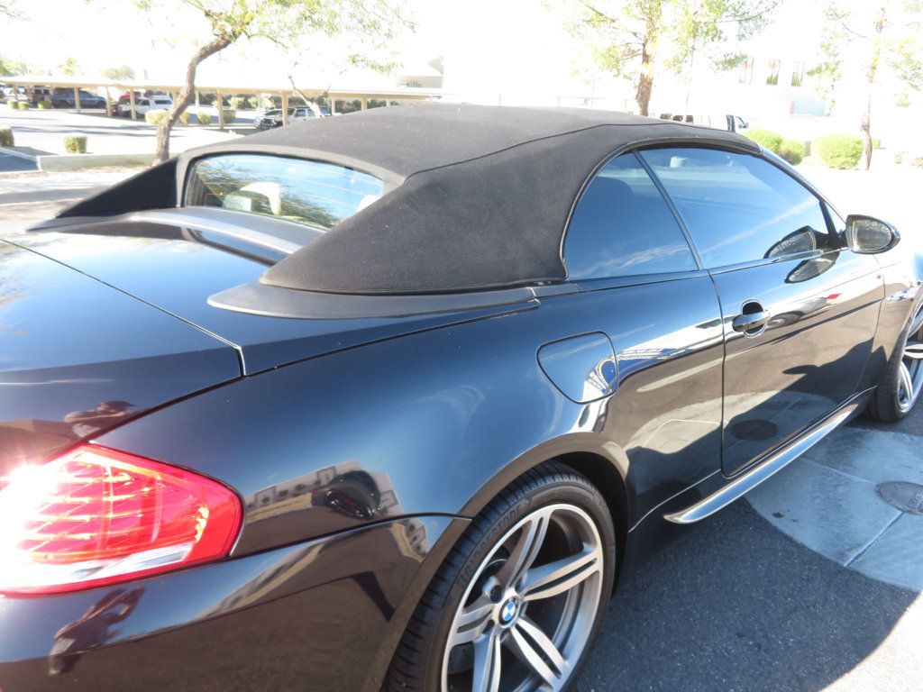 2008 BMW 6 Series BMW CONVERTIBLE M6 EXTRA CLEAN BLACK LOW MILES BADBOY  - 22975947 - 9