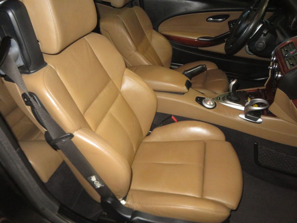 2008 BMW 6 Series BMW CONVERTIBLE M6 EXTRA CLEAN BLACK LOW MILES BADBOY  - 22975947 - 23