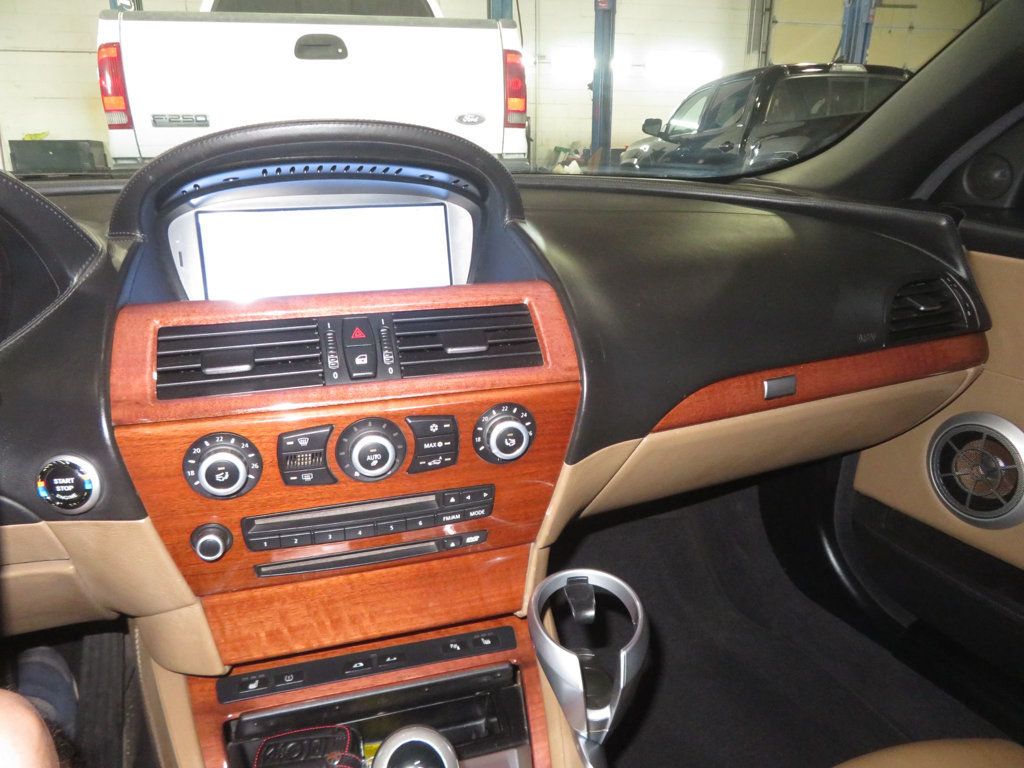 2008 BMW 6 Series BMW CONVERTIBLE M6 EXTRA CLEAN BLACK LOW MILES BADBOY  - 22975947 - 26