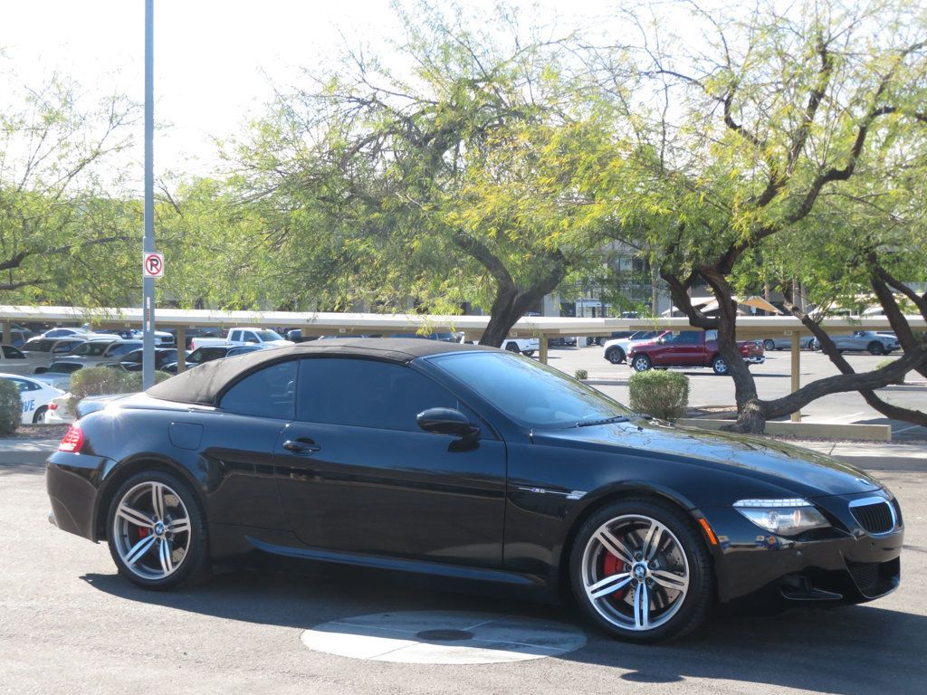 2008 BMW 6 Series BMW CONVERTIBLE M6 EXTRA CLEAN BLACK LOW MILES BADBOY  - 22975947 - 3