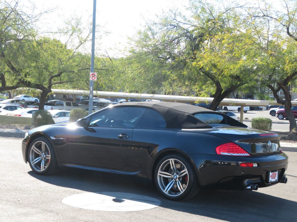 2008 BMW 6 Series BMW CONVERTIBLE M6 EXTRA CLEAN BLACK LOW MILES BADBOY  - 22975947 - 4
