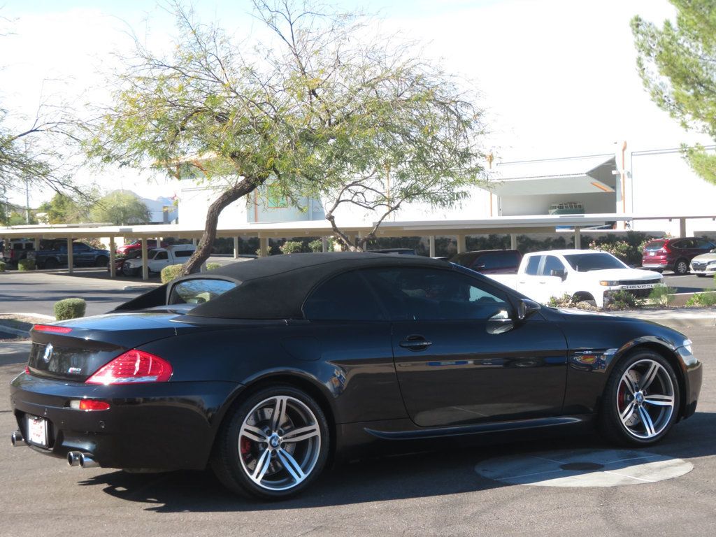 2008 BMW 6 Series BMW CONVERTIBLE M6 EXTRA CLEAN BLACK LOW MILES BADBOY  - 22975947 - 5