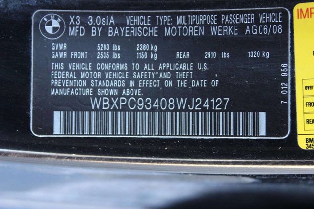 2008 BMW X3 3.0si - 23026150 - 9
