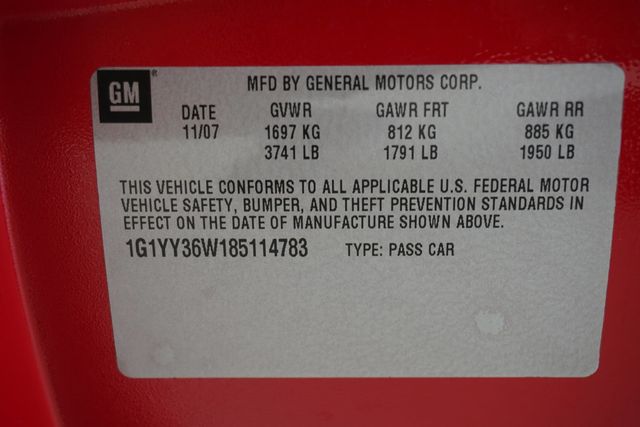 2008 Chevrolet Corvette 2dr Convertible - 22896113 - 31