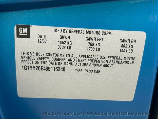 2008 Chevrolet Corvette 2dr Coupe Z06 - 22958123 - 43