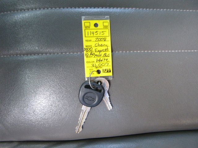 2008 Chevrolet Express Commercial Cutaway 4.8L V8 GAS*3500*SRW*139" WB*"COLLINS" 10 PASSENGER MINI BUS - 22904310 - 45