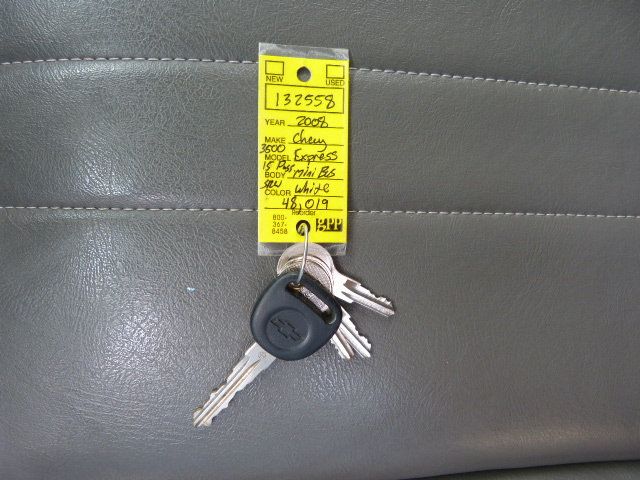 2008 Chevrolet Express Commercial Cutaway 4.8L V8 GAS*3500*SRW*139" WB*"COLLINS" 15 PASSENGER MINI BUS - 22862475 - 48