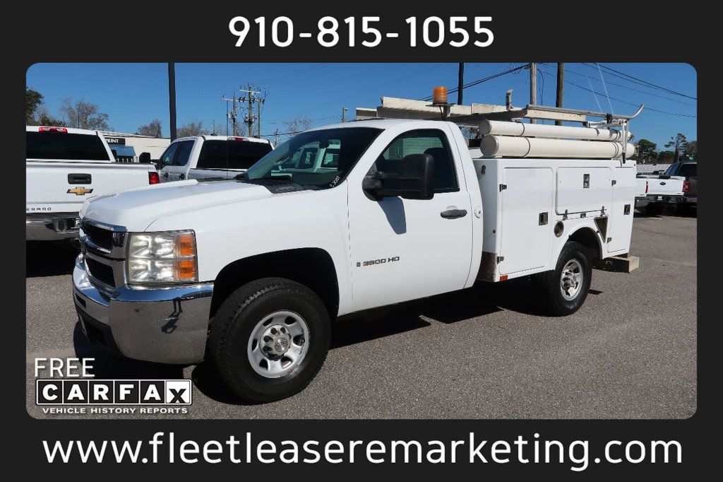 2008 Chevrolet Silverado 3500HD Silverado 3500 2WD Reg Cab Utility Ladder Rack - 22324957 - 0