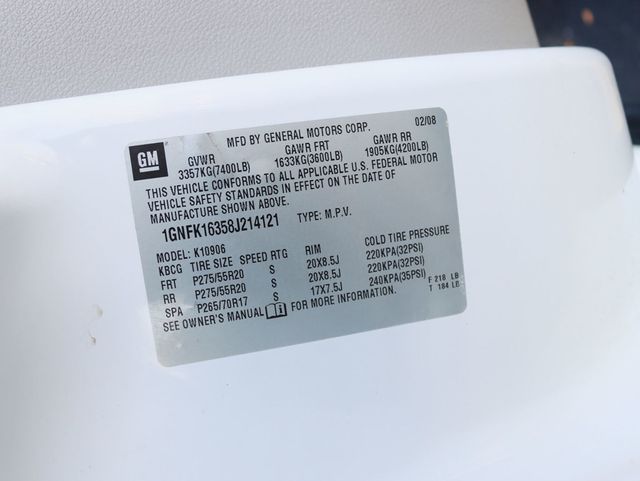 2008 Chevrolet Suburban 4WD 4dr 1500 LTZ - 22918438 - 33