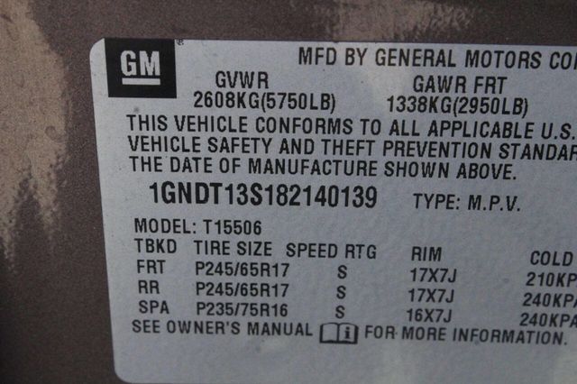 2008 Chevrolet Trailblazer LT1 4x4 4dr SUV - 23002643 - 8