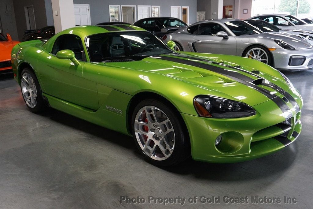 2008 Dodge Viper *Snakeskin Green Pearl* *Graphite Painted Stripes* *1-Owner* - 21559361 - 3