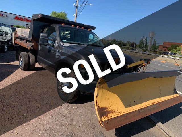 2008 Used Ford F350 Sd 4X4 Mason Dump 13,000 Miles With Plow And Sander At  More Than Trucks Serving Massapequa, Ny, Iid 21939730