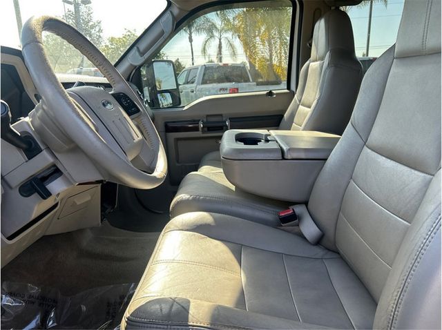 2008 Ford F350 Super Duty Crew Cab LARIAT 4X4 DIESEL LEATHER PACK CLEAN - 23010088 - 11