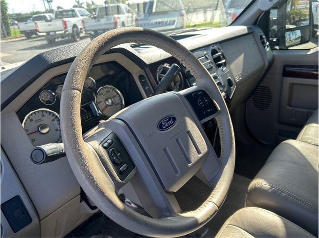 2008 Ford F350 Super Duty Crew Cab LARIAT 4X4 DIESEL LEATHER PACK CLEAN - 23010088 - 12