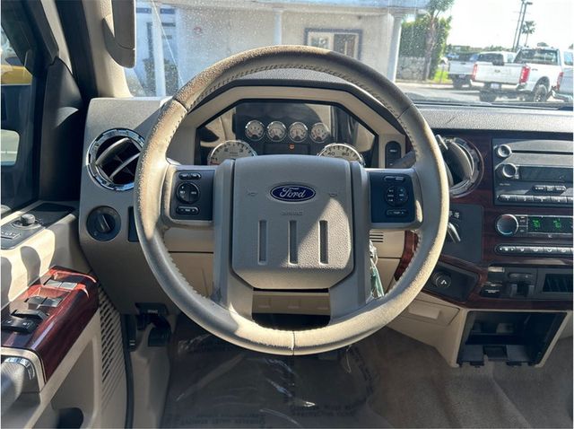 2008 Ford F350 Super Duty Crew Cab LARIAT 4X4 DIESEL LEATHER PACK CLEAN - 23010088 - 16