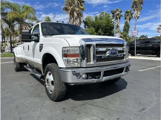 2008 Ford F350 Super Duty Crew Cab LARIAT DUALLY 4X4 DIESEL LEATHER PACK CLEAN - 22470774 - 27