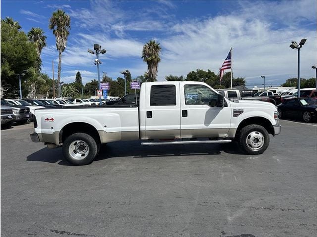 2008 Ford F350 Super Duty Crew Cab LARIAT DUALLY 4X4 DIESEL LEATHER PACK CLEAN - 22470774 - 3