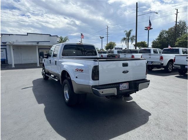 2008 Ford F350 Super Duty Crew Cab LARIAT DUALLY 4X4 DIESEL LEATHER PACK CLEAN - 22470774 - 7