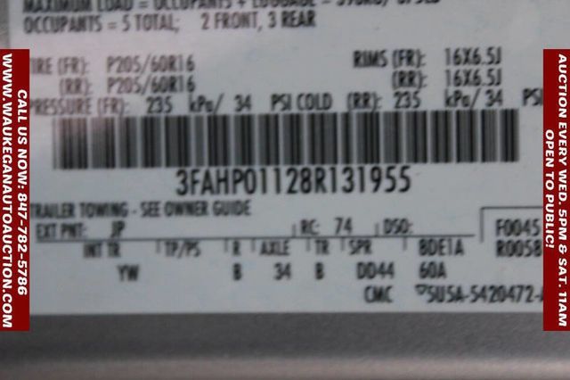 2008 Ford Fusion 4dr Sedan V6 SE AWD - 22943724 - 10