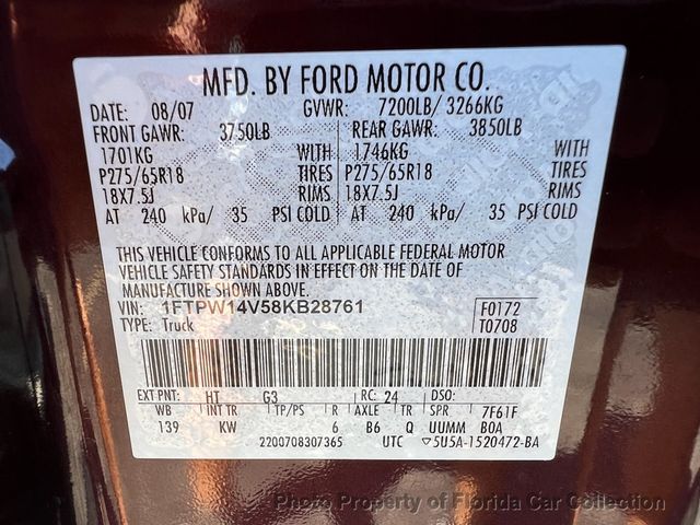 2008 Ford F-150 King Ranch Supercrew 4WD 139" - 22934168 - 59