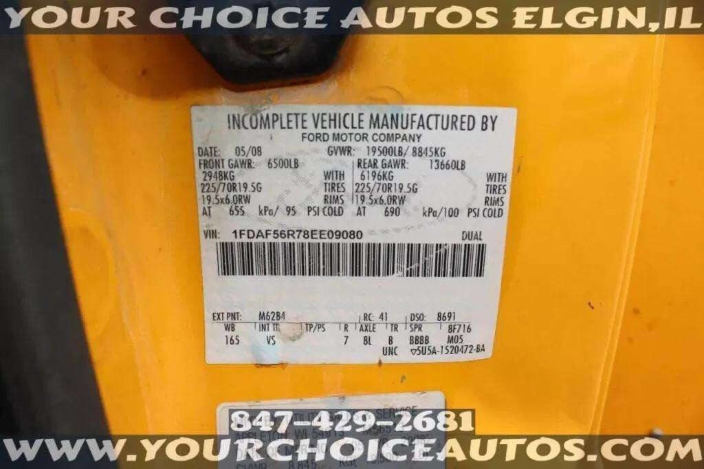2008 Ford F-550 Super Duty 4X2 2dr Regular Cab 140.8 200.8 in. WB - 22957488 - 10