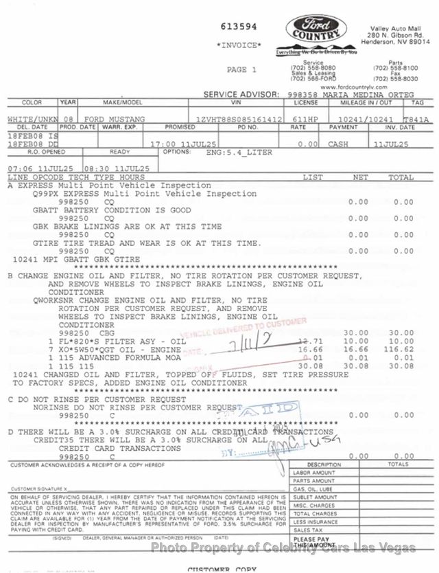 2008 Ford Mustang 2dr Coupe Shelby GT500 - 22968719 - 50