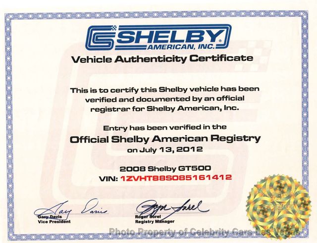 2008 Ford Mustang 2dr Coupe Shelby GT500 - 22968719 - 7