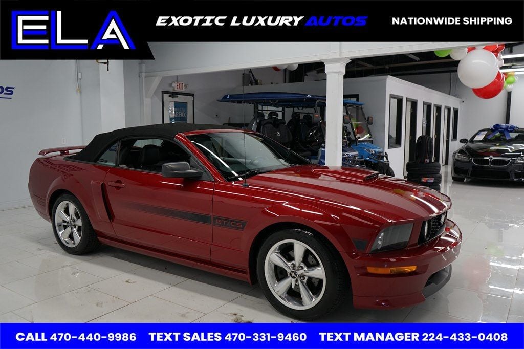 2008 Ford Mustang CANDY APPLE LIMITED EDITON! GT/CS WITH CERTIFICATES INISDE RARE - 22670565 - 16