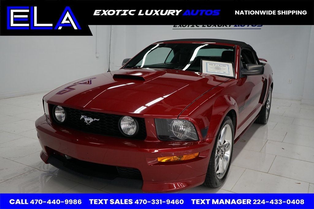 2008 Ford Mustang CANDY APPLE LIMITED EDITON! GT/CS WITH CERTIFICATES INISDE RARE - 22670565 - 21