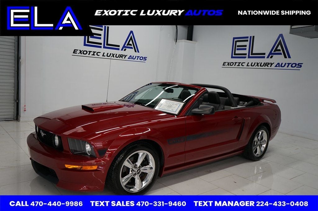 2008 Ford Mustang CANDY APPLE LIMITED EDITON! GT/CS WITH CERTIFICATES INISDE RARE - 22670565 - 23