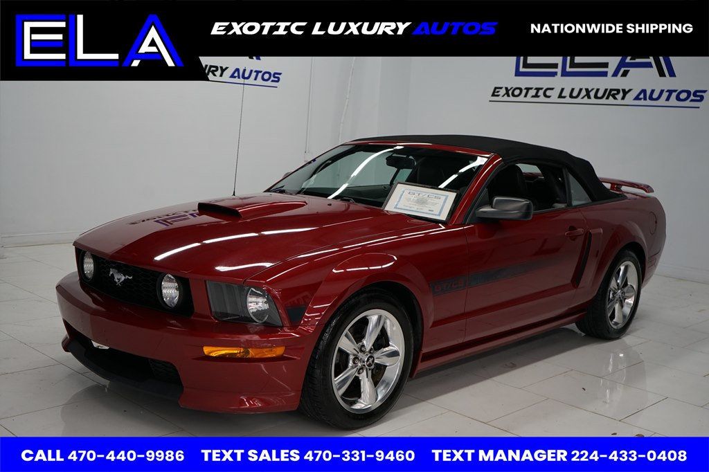 2008 Ford Mustang CANDY APPLE LIMITED EDITON! GT/CS WITH CERTIFICATES INISDE RARE - 22670565 - 4