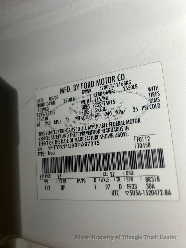 2008 Ford Ranger DANGER RANGER MINI 4X4 SOLD SOLD SOLD SOLD - 21629002 - 25