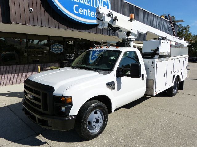 2008 Ford Super Duty F-350 DRW Cab-Chassis 5.4L V8 GAS*REG CAB*2WD*35' WORKING/30' PLATFORM "ALTEC" BUCKET! - 22983504 - 1