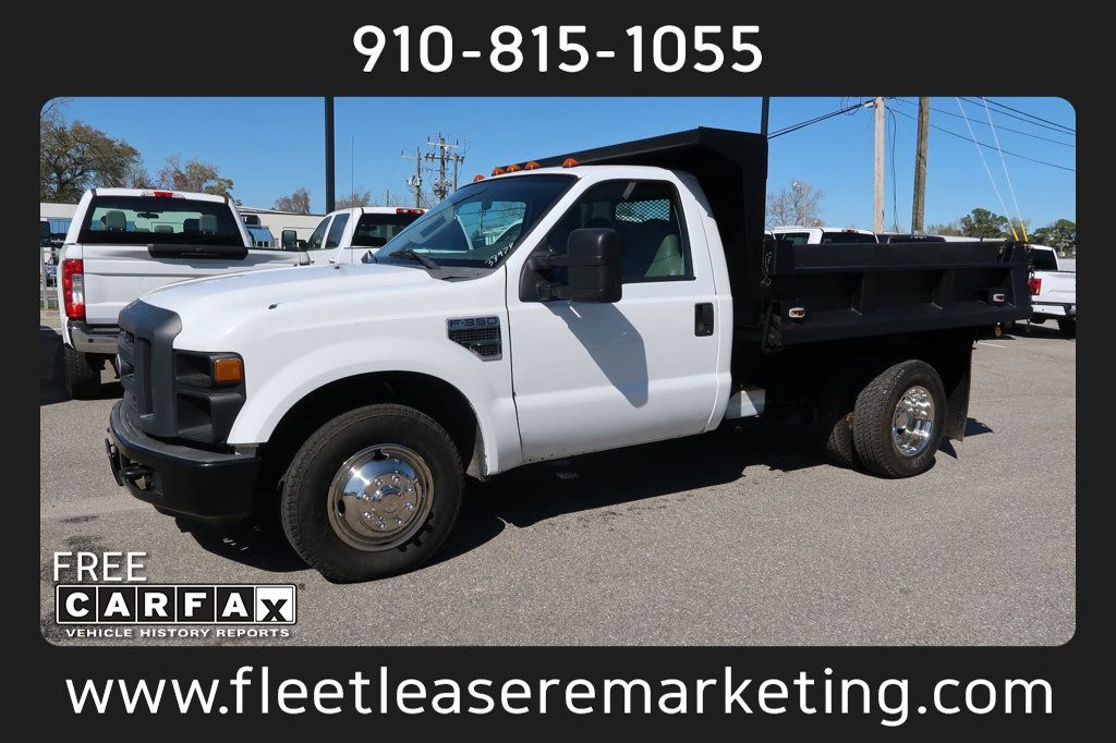 2008 Ford Super Duty F-350 DRW Cab-Chassis F350SD 2WD Reg Cab 10' Dump Bed DRW - 22359987 - 0