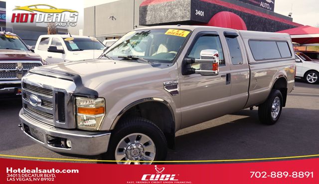 2008 Ford Super Duty F-350 SRW LARIAT, 4WD, DIESEL, SUPER CLEAN, LEATHER, NAVIGATION - 22986924 - 0