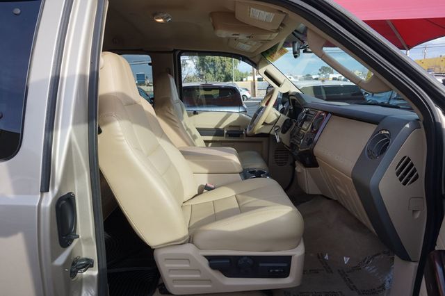 2008 Ford Super Duty F-350 SRW LARIAT, 4WD, DIESEL, SUPER CLEAN, LEATHER, NAVIGATION - 22986924 - 21