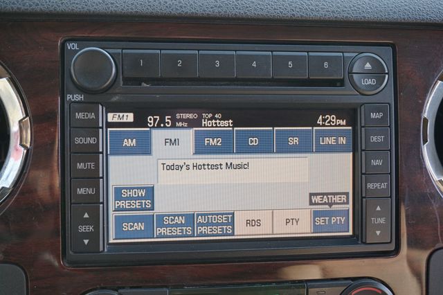 2008 Ford Super Duty F-350 SRW LARIAT, 4WD, DIESEL, SUPER CLEAN, LEATHER, NAVIGATION - 22986924 - 31