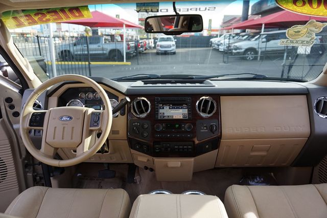 2008 Ford Super Duty F-350 SRW LARIAT, 4WD, DIESEL, SUPER CLEAN, LEATHER, NAVIGATION - 22986924 - 34