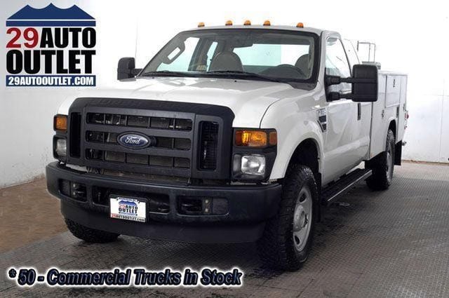 2008 Ford Super Duty F-350 SRW Cab-Chassis EXT CAB * 5.4L V8 * 4X4 * SRW * 9' READING UTILITY - 13219388 - 0