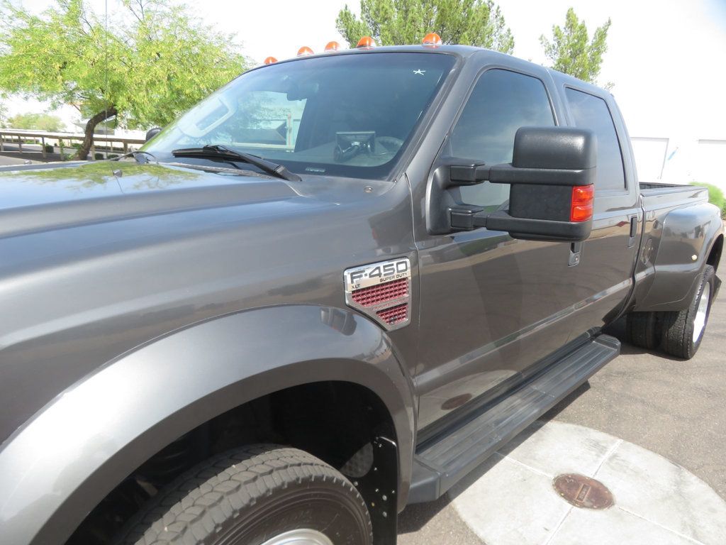 2008 Ford Super Duty F-450 DRW 1OWNER 4X4 F450 DUALLY POWERSTROKE DIESEL AZ TRUCK XLT  - 23005294 - 7