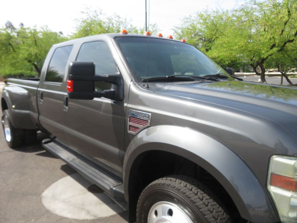 2008 Ford Super Duty F-450 DRW 1OWNER 4X4 F450 DUALLY POWERSTROKE DIESEL AZ TRUCK XLT  - 23005294 - 8
