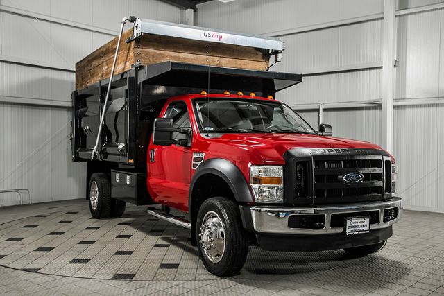 2008 Ford Super Duty F-550 DRW F550 REG CAB * 6.4 POWERSTROKE * 12' LANDSCAPE DUMP * 1 OWNER - 17315189 - 1