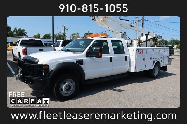 2008 Ford Super Duty F-550 DRW F-550SD 4WD Crew Cab 10' Utility Bucket Truck - 22876547 - 0
