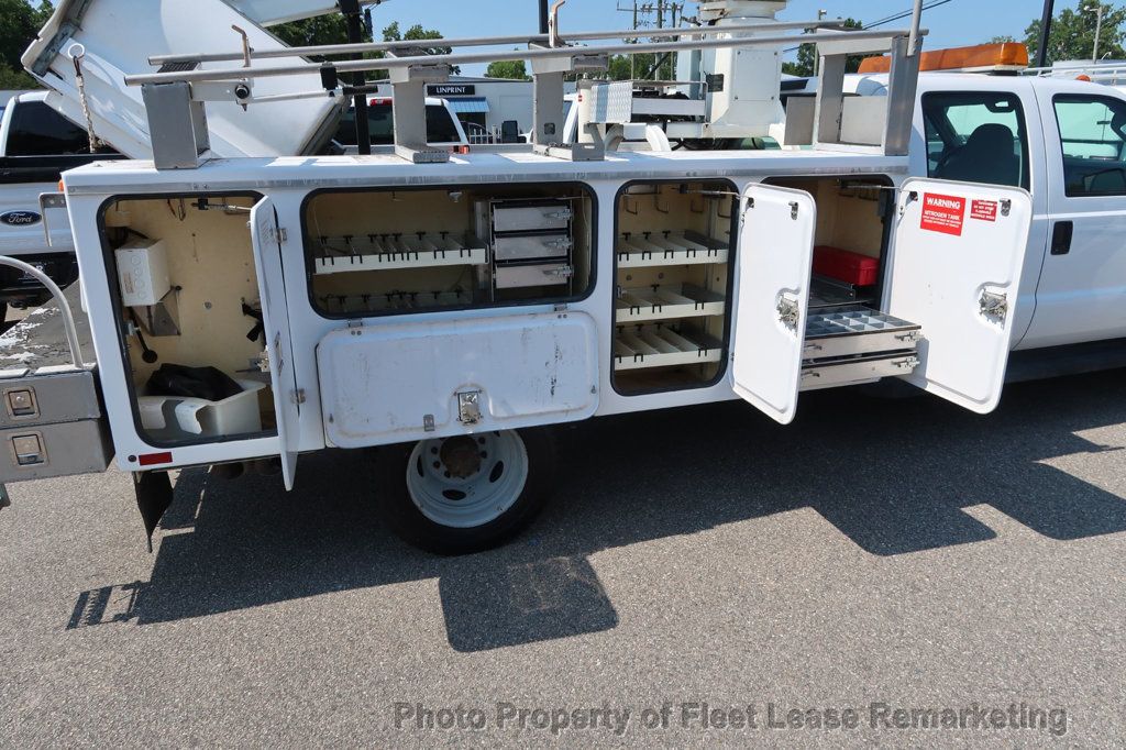 2008 Ford Super Duty F-550 DRW F-550SD 4WD Crew Cab 10' Utility Bucket Truck - 22876547 - 18
