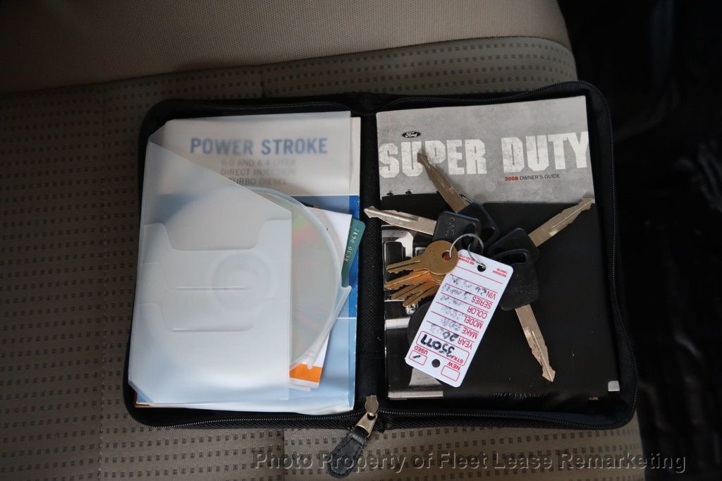 2008 Ford Super Duty F-550 DRW F-550SD 4WD Crew Cab 10' Utility Bucket Truck - 22876547 - 39