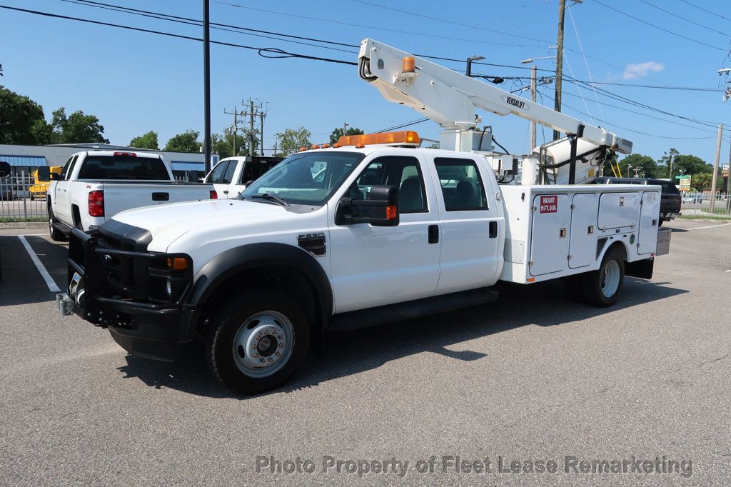 2008 Ford Super Duty F-550 DRW F-550SD 4WD Crew Cab 10' Utility Bucket Truck - 22876547 - 47