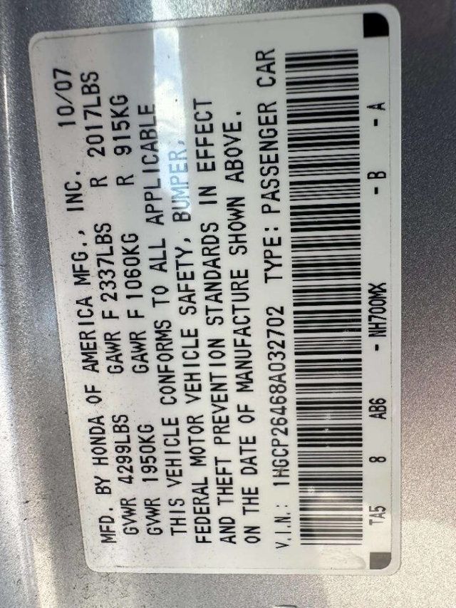 2008 Honda Accord Sedan 4dr I4 Automatic LX-P - 23027373 - 31