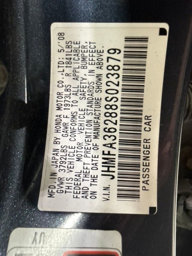 2008 Honda Civic Hybrid 4dr Sedan - 23067730 - 25