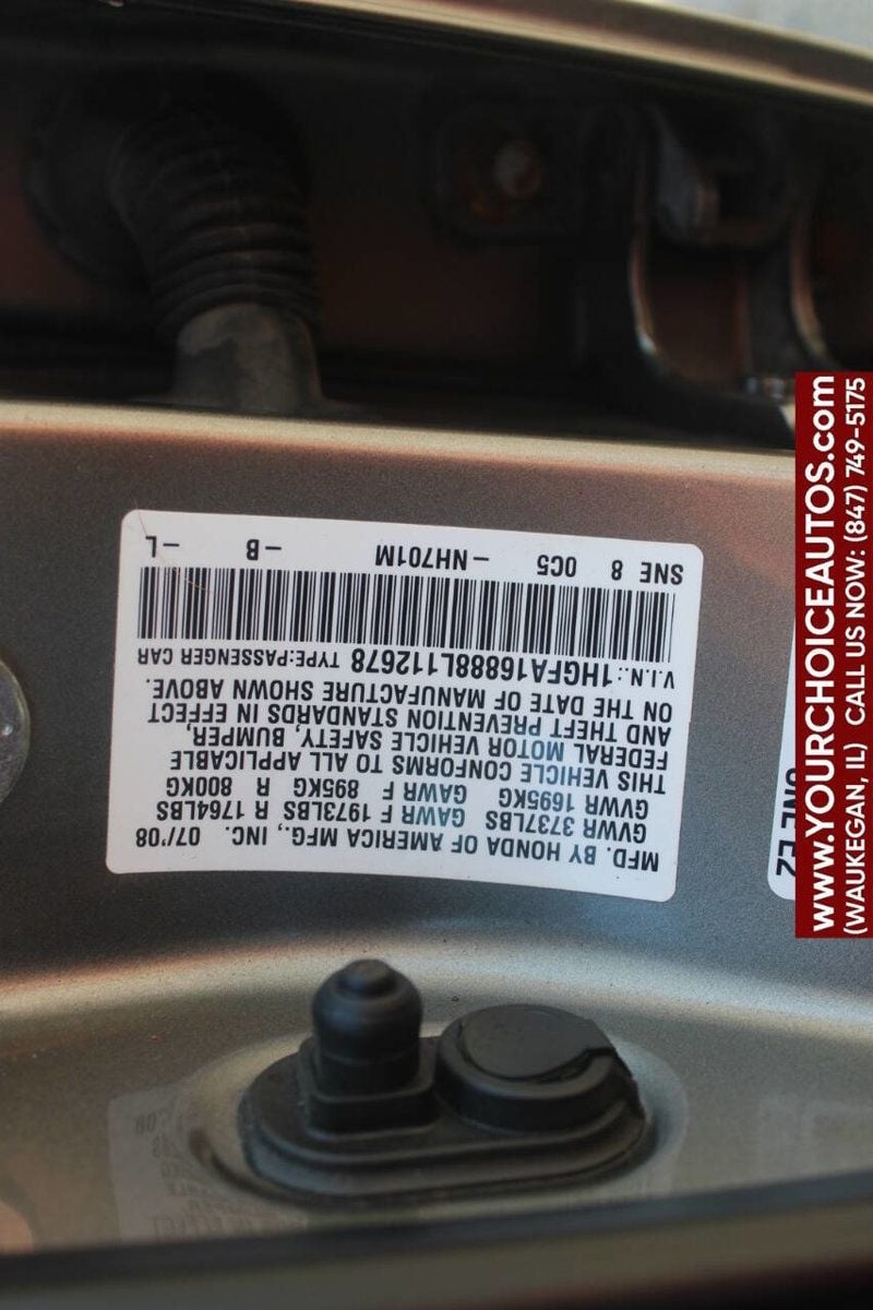 2008 Honda Civic Sedan 4dr Automatic EX w/Navi - 22566892 - 26