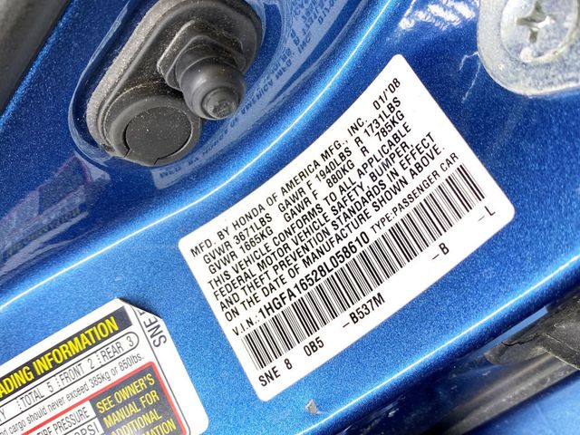 2008 Honda Civic Sedan 4dr Automatic LX - 22973702 - 48